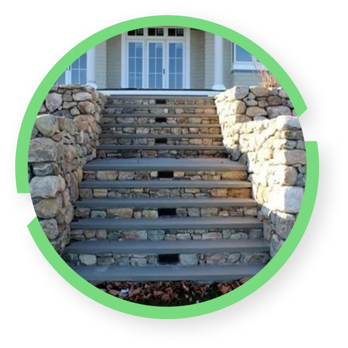 Landscaping Services in Amesbury, Nh. New England Field Wall.