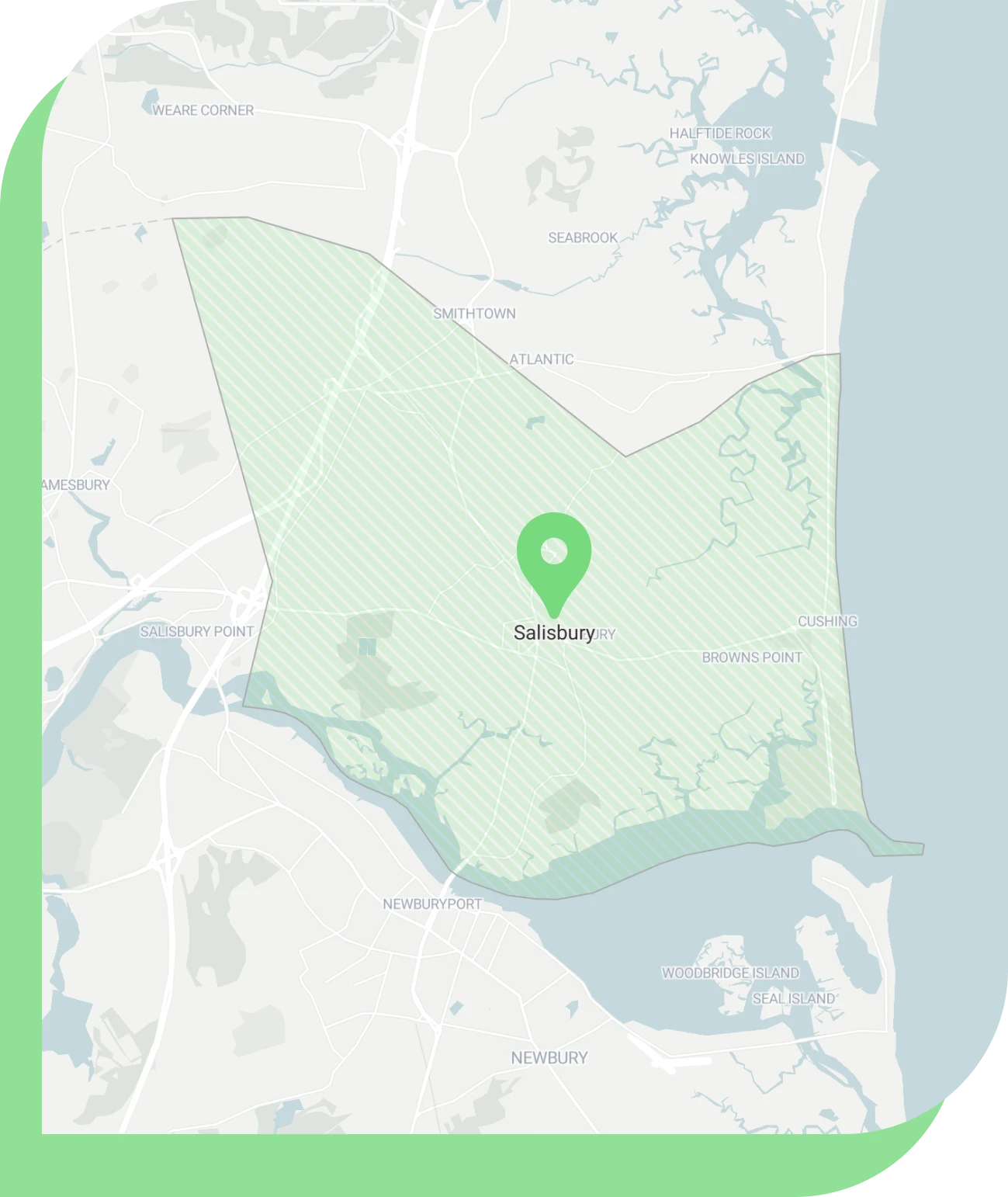 Salisbury New Hampshire Map and Landscaping Services